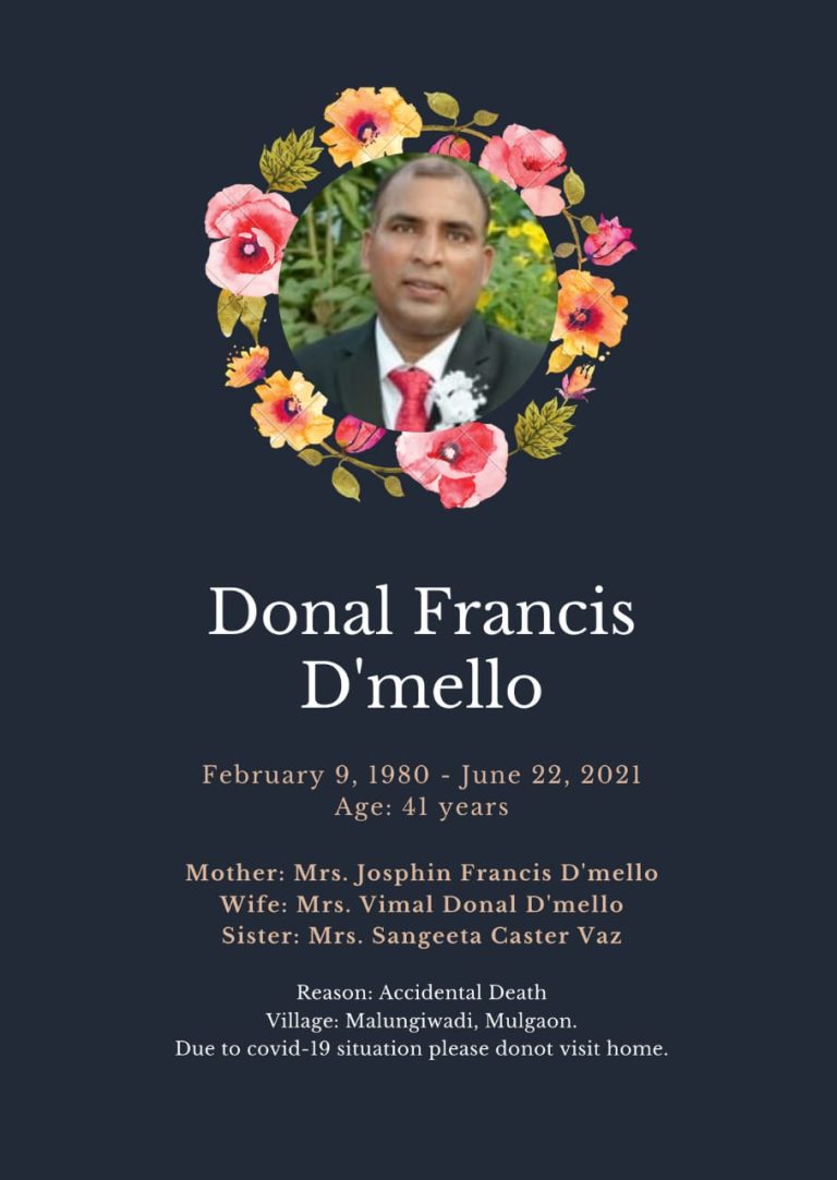 Donal Francis Dmello