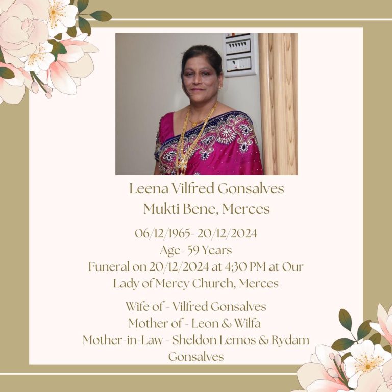 Leena Wilfred Gonsalves