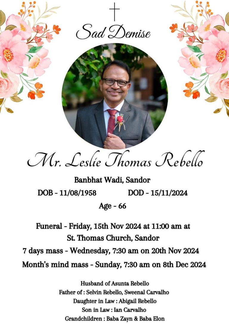 Leslie Thomas Rebello