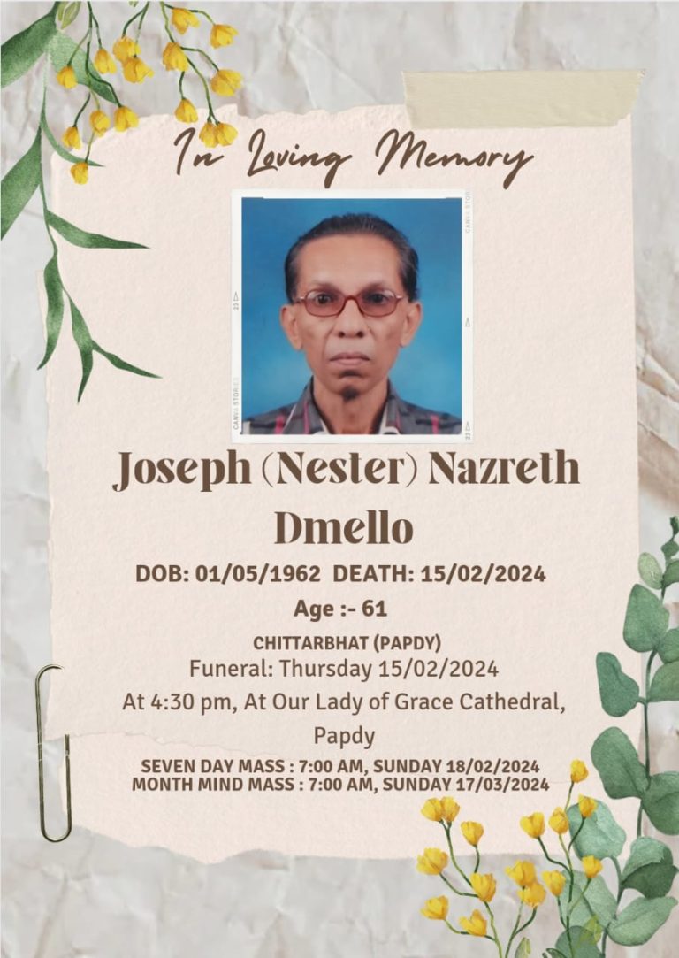 Joseph (Nester) Nazreth Dmello