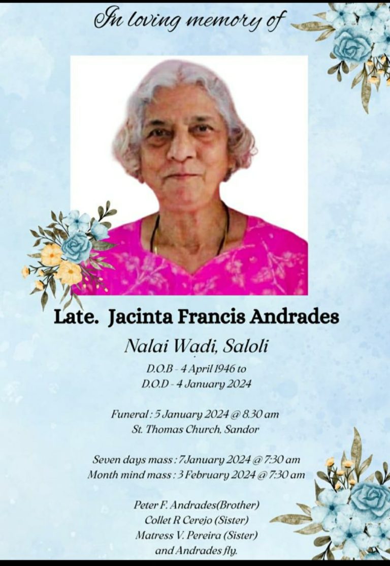 Jacinta Francis Andrades