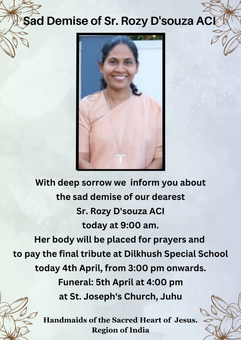 Sr. Rozy Dsouza ACI