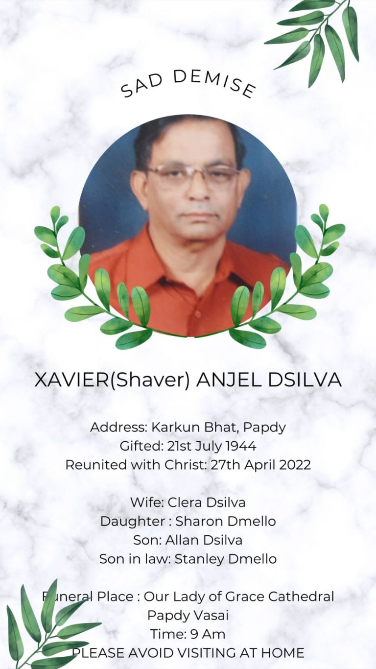 Xavier (Shaver) Anjel Dsilva