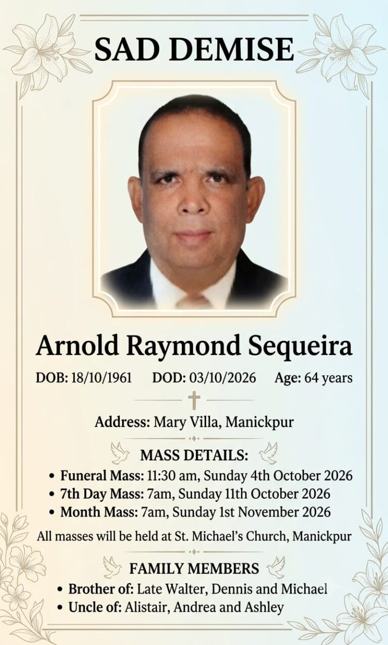 Arnold Raymond Sequeira